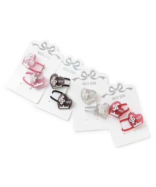 ピアノ ヘアポニー2個セット（ヘアゴム）｜mezzo piano（メゾピアノ