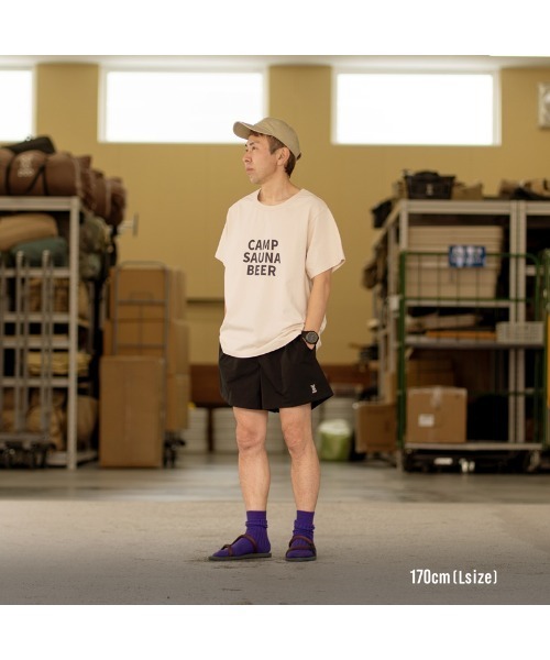 DOD（ディーオーディー）の「ディーオーディー  アウトドアカジュアル 半袖Ｔシャツ（Tシャツ/カットソー・メンズ・ブルー/ホワイト・XL/L/M）」の7枚目の写真
