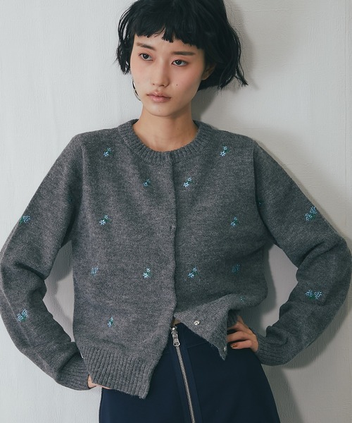 セール】花柄刺繍カーディガン（カーディガン/ボレロ）｜ANOTHER S