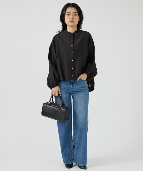 Rouge vif（ルージュヴィフ）の「【NEEDBY heritage/ニードバイヘリテージ】ワイドストレートデニム MEI（デニムパンツ・レディース・ブルー・23/24/25/26）」の5枚目の写真