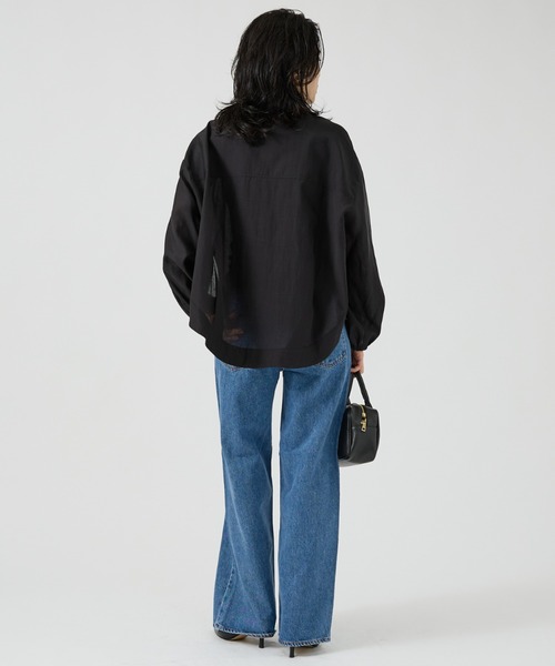 Rouge vif（ルージュヴィフ）の「【NEEDBY heritage/ニードバイヘリテージ】ワイドストレートデニム MEI（デニムパンツ・レディース・ブルー・23/24/25/26）」の7枚目の写真