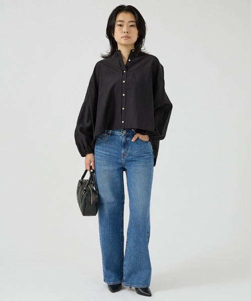 Rouge vif（ルージュヴィフ）の「【NEEDBY heritage/ニードバイヘリテージ】ワイドストレートデニム MEI（デニムパンツ・レディース・ブルー・23/24/25/26）」の8枚目の写真