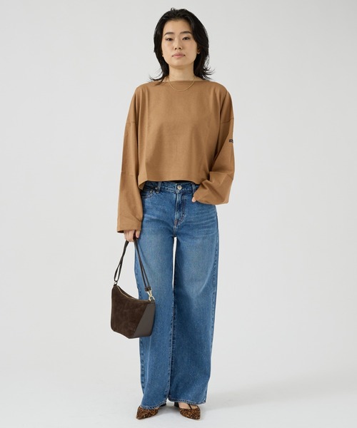 Rouge vif（ルージュヴィフ）の「【NEEDBY heritage/ニードバイヘリテージ】ワイドストレートデニム MEI（デニムパンツ・レディース・ブルー・23/24/25/26）」の10枚目の写真