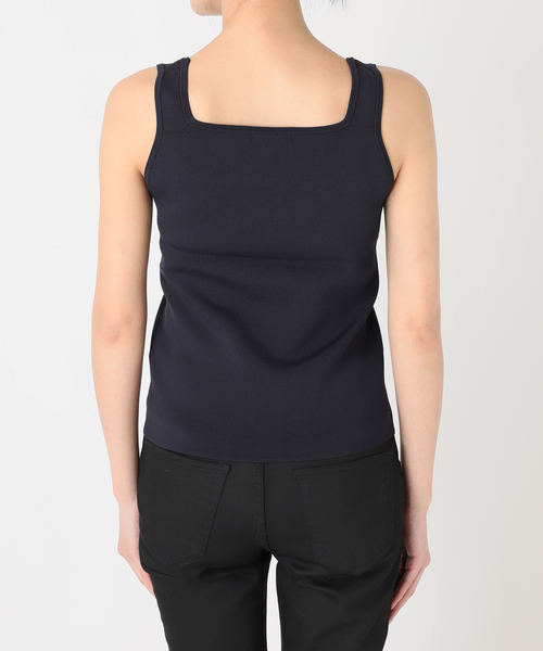 JOURNAL STANDARD（ジャーナルスタンダード）の「《追加4》スクエアネックニットタンク（タンクトップ・レディース・ネイビー/チャコールグレー/アイボリー・FREE）」の21枚目の写真