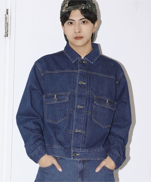 セットアップ対応】短丈デニムジャケット/2ndタイプ/Gジャン