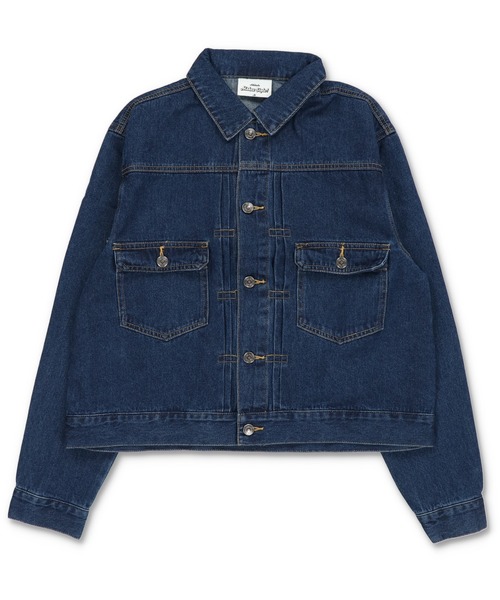 セットアップ対応】短丈デニムジャケット/2ndタイプ/Gジャン/デニムon