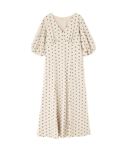 NATURAL BEAUTY BASIC(ナチュラルビューティーベーシック)の「◇【BLANC】ドット刺繍タフタワンピース(ワンピース・レディース・ベージュ系その他/グレー系その他・MEDIUM/P/S)」の19枚目の写真
