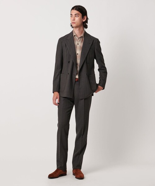UNITED ARROWS(ユナイテッドアローズ)の「SOKTAS オンブレチェック ワンピースカラーシャツ(シャツ/ブラウス・メンズ・ブラウン系・M/S/L/XL)」の13枚目の写真