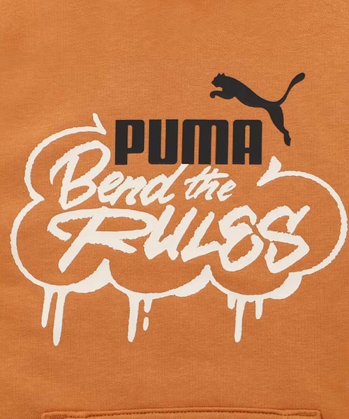 PUMA（プーマ）の「PUMA/プーマ キッズ パーカー ミッド90S フーディ 691185（パーカー・キッズ・ライトブラウン/ブラック・140cm/130cm/160cm/150cm）」の12枚目の写真