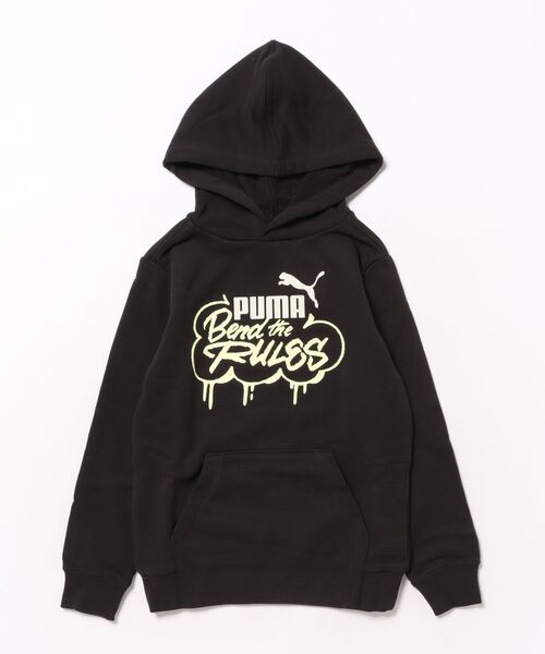 PUMA（プーマ）の「PUMA/プーマ キッズ パーカー ミッド90S フーディ 691185（パーカー・キッズ・ライトブラウン/ブラック・140cm/130cm/160cm/150cm）」の14枚目の写真