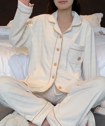 ルームウェア/パジャマ（ホワイト/白色系・刺繍）ファッション通販