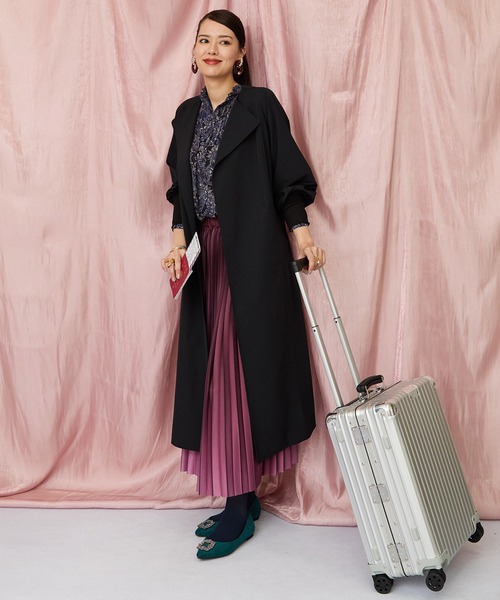 JETSET SOLO PLUS (ジェットセットソロプラス)の「【ARTLOVE】WEB限定 ペイズリーピンタックブラウス(シャツ/ブラウス・レディース・ネイビー・36)」の5枚目の写真