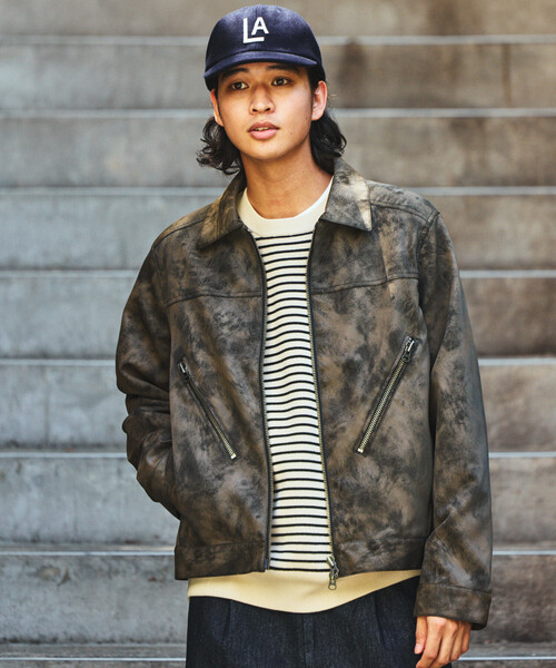 FREAK'S STORE/フリークスストア レザレット ジップ ライダース