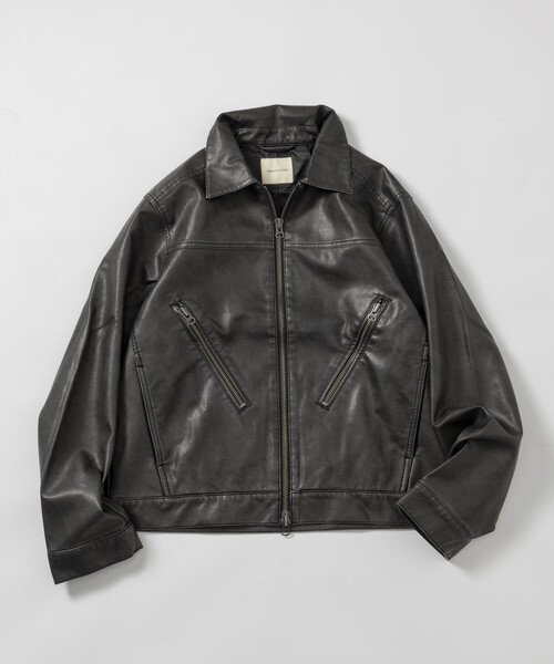 FREAK'S STORE/フリークスストア レザレット ジップ ライダース