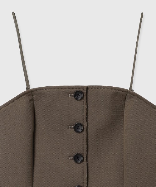 WEB限定】ボンディングビスチェ（その他トップス）｜anuans（ア