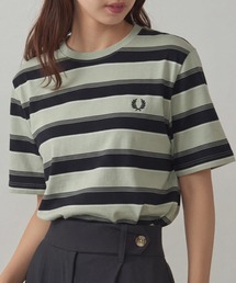 【FRED PERRY】≪Cassette Chart限定カラーあり≫ フレッドペリー マルチボーダーTシャツ FINE STRIPE BORDER T-SHIRT M2409