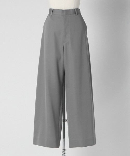 LOEFF（ロエフ）の「＜LOEFF＞ギャバジン  ワイドパンツ MEN’S（その他パンツ・メンズ・ブラック/グレー系・1/2）」の2枚目の写真