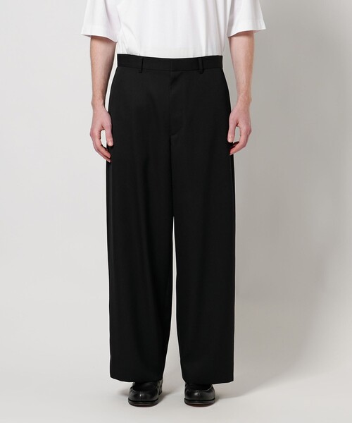 LOEFF（ロエフ）の「＜LOEFF＞ギャバジン  ワイドパンツ MEN’S（その他パンツ・メンズ・ブラック/グレー系・1/2）」の10枚目の写真