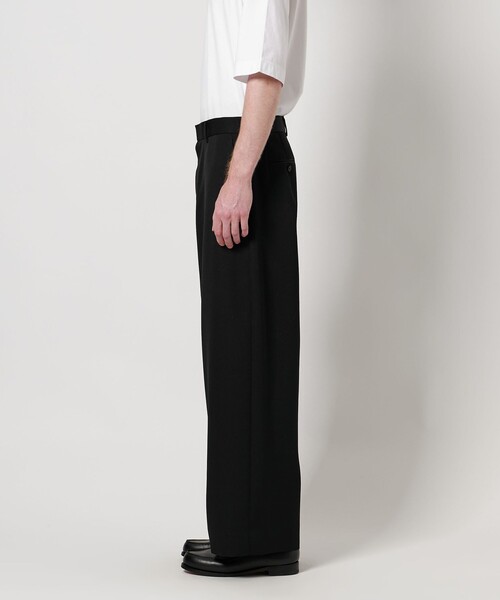LOEFF（ロエフ）の「＜LOEFF＞ギャバジン  ワイドパンツ MEN’S（その他パンツ・メンズ・ブラック/グレー系・1/2）」の12枚目の写真