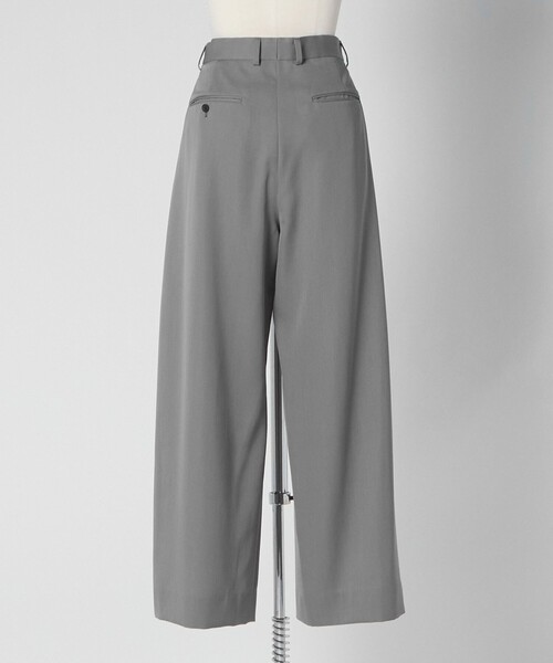 LOEFF（ロエフ）の「＜LOEFF＞ギャバジン  ワイドパンツ MEN’S（その他パンツ・メンズ・ブラック/グレー系・1/2）」の14枚目の写真