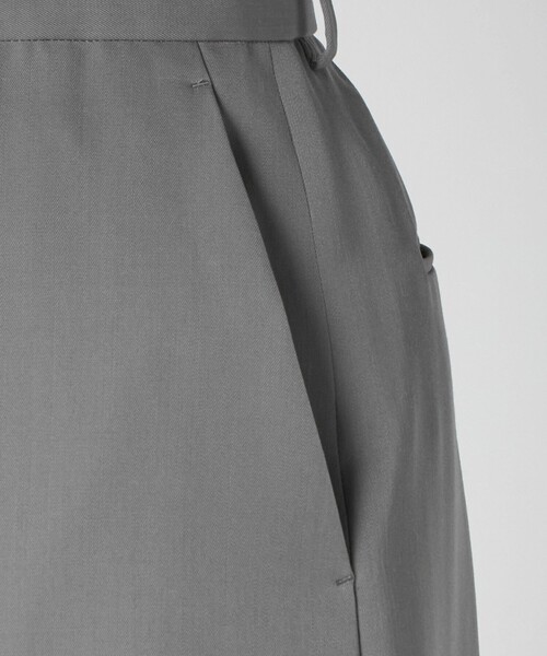 LOEFF（ロエフ）の「＜LOEFF＞ギャバジン  ワイドパンツ MEN’S（その他パンツ・メンズ・ブラック/グレー系・1/2）」の16枚目の写真