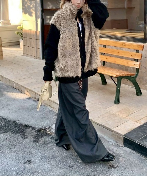 VIBGYOR（ヴィブジョー）の「【LAMPOON】ネクタイベルトワイドスラックス（スラックス・レディース・チャコールグレー・MEDIUM/SMALL/LARGE）」の8枚目の写真