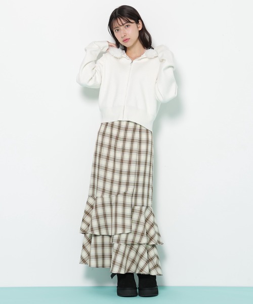 JILL by JILL STUART(ジルバイジルスチュアート)の「◇ナローマーメイドスカート(スカート・レディース・ベージュ系その他/ブラック系その他/ブラック・FREE)」の1枚目の写真