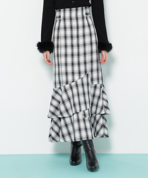 JILL by JILL STUART(ジルバイジルスチュアート)の「◇ナローマーメイドスカート(スカート・レディース・ベージュ系その他/ブラック系その他/ブラック・FREE)」の12枚目の写真