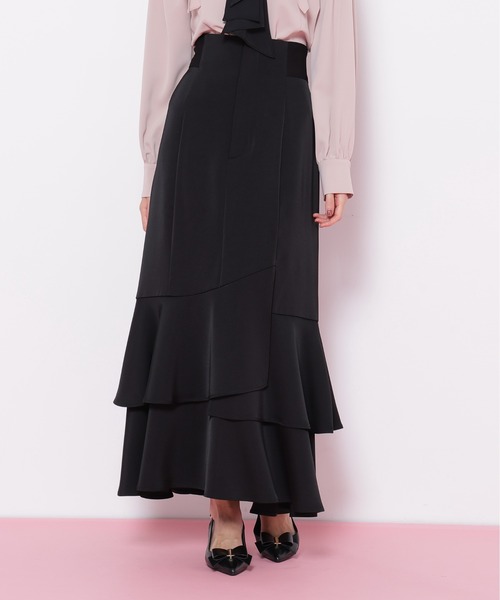 JILL by JILL STUART(ジルバイジルスチュアート)の「◇ナローマーメイドスカート(スカート・レディース・ベージュ系その他/ブラック系その他/ブラック・FREE)」の4枚目の写真