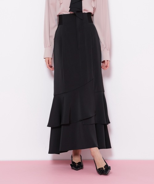JILL by JILL STUART(ジルバイジルスチュアート)の「◇ナローマーメイドスカート(スカート・レディース・ベージュ系その他/ブラック系その他/ブラック・FREE)」の5枚目の写真