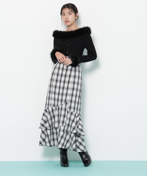 JILL by JILL STUART(ジルバイジルスチュアート)の「◇ナローマーメイドスカート(スカート・レディース・ベージュ系その他/ブラック系その他/ブラック・FREE)」の8枚目の写真