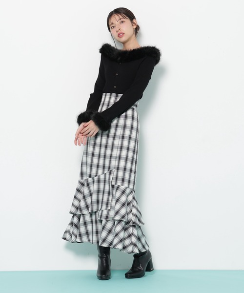 JILL by JILL STUART(ジルバイジルスチュアート)の「◇ナローマーメイドスカート(スカート・レディース・ベージュ系その他/ブラック系その他/ブラック・FREE)」の9枚目の写真