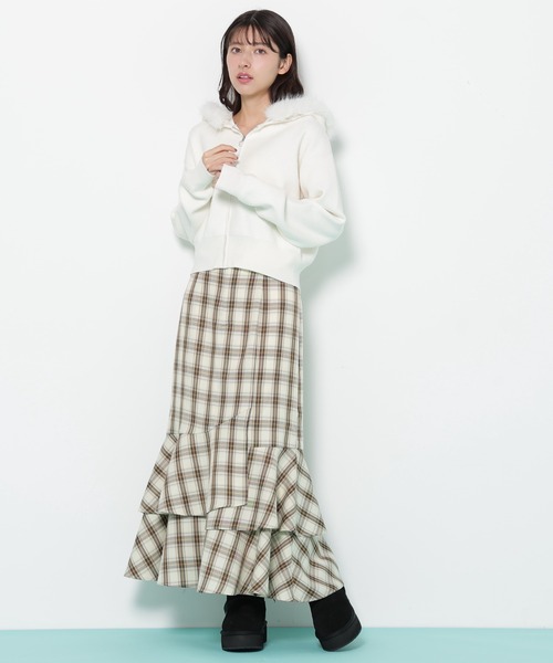 JILL by JILL STUART(ジルバイジルスチュアート)の「◇ナローマーメイドスカート(スカート・レディース・ベージュ系その他/ブラック系その他/ブラック・FREE)」の22枚目の写真