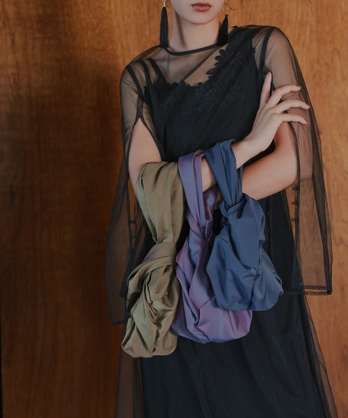 Callarus（カラルス）の「〔Callarus〕偏光タフタデザインバッグ（ハンドバッグ・レディース・ボルドー/マスタード/ネイビー・FREE）」の15枚目の写真