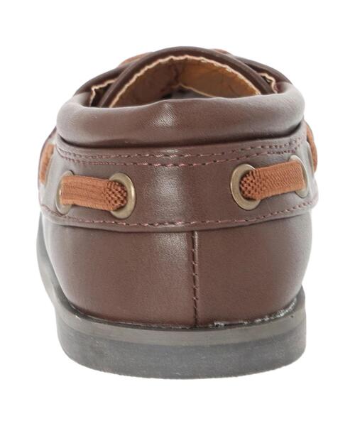 Samansa Mos2 Lagom(サマンサモスモスラーゴム)の「デッキシューズ(ドレスシューズ・キッズ・ブラウン/ネイビー・15cm/16cm/17cm/18cm)」の5枚目の写真
