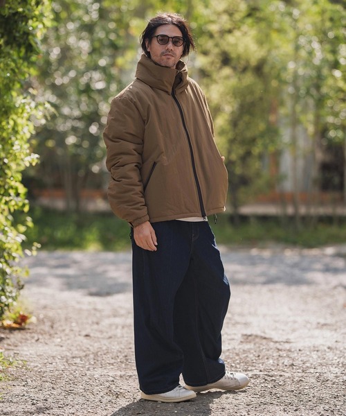 CAMBIO（カンビオ）の「mj11135-止水ZIPターンバックハイネック中綿ジャケット(HLCM0205)（その他アウター・メンズ・ブラック/ワイン/キャメル・S/M/L）」の13枚目の写真