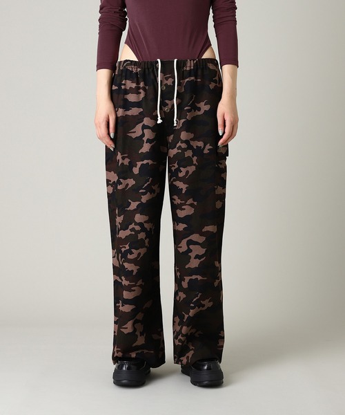forget-me-nots(フォーゲットミーノッツ)の「forget-me-nots Reversible Parachute Pants FMN-25AW-PT-001(その他パンツ・レディース・オリーブ/ブラウン・SMALL/MEDIUM)」の2枚目の写真