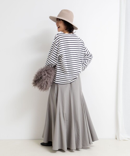 NOLLEY’S(ノーリーズ)の「nolnolウォッシャブルMVSシルケットボーダーT(Tシャツ/カットソー・レディース・ホワイト系その他2/ホワイト系その他3/ブラック系その他2・FREE)」の15枚目の写真