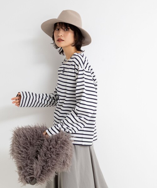NOLLEY’S(ノーリーズ)の「nolnolウォッシャブルMVSシルケットボーダーT(Tシャツ/カットソー・レディース・ホワイト系その他2/ホワイト系その他3/ブラック系その他2・FREE)」の20枚目の写真