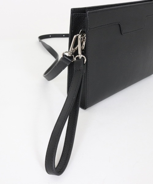 THEOREM（セオレム）の「mko13191- ADAM PATEK×THEOREM Clutch Mini Shoulder Bag クラッチショルダーバッグ(AP2529038-TR)（ショルダーバッグ・メンズ・ブラック・FREE）」の13枚目の写真