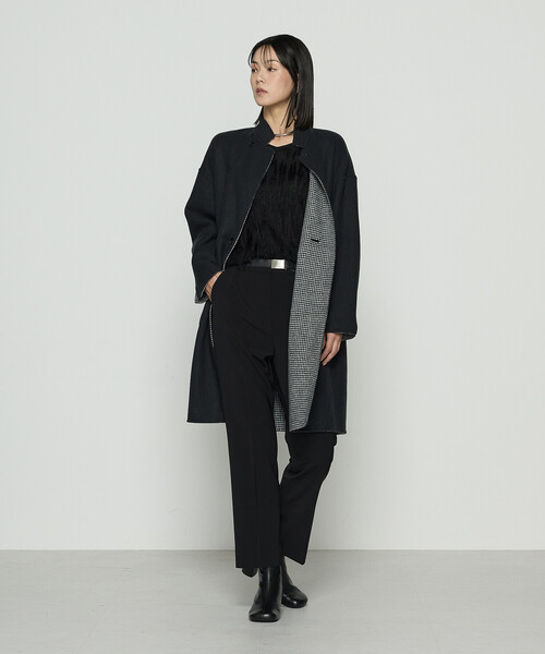 K.T KIYOKO TAKASE(キヨコタカセ)の「フリンジジャカード Vネックニット(ニット/セーター・レディース・ブラック/ベージュ・9号/11号)」の15枚目の写真