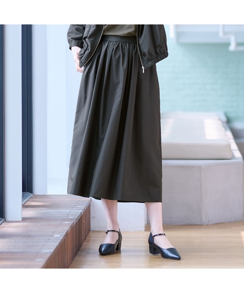 AOYAMA(アオヤマ)の「ボリュームフレアスカート(スカート・レディース・ブラック・M/S/L)」の2枚目の写真