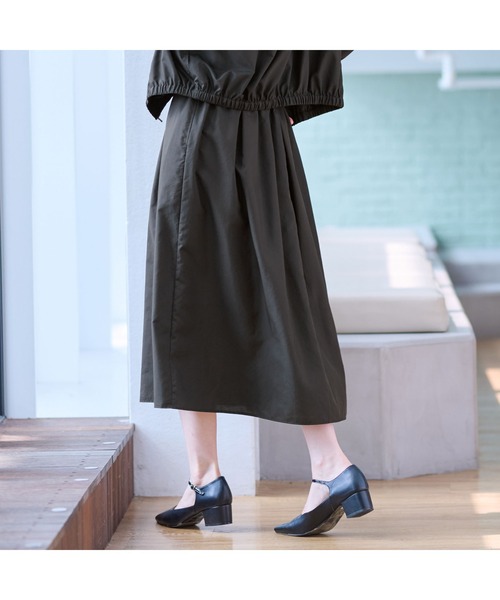 AOYAMA(アオヤマ)の「ボリュームフレアスカート(スカート・レディース・ブラック・M/S/L)」の3枚目の写真