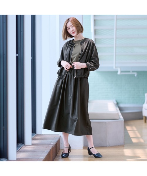 AOYAMA(アオヤマ)の「ボリュームフレアスカート(スカート・レディース・ブラック・M/S/L)」の5枚目の写真