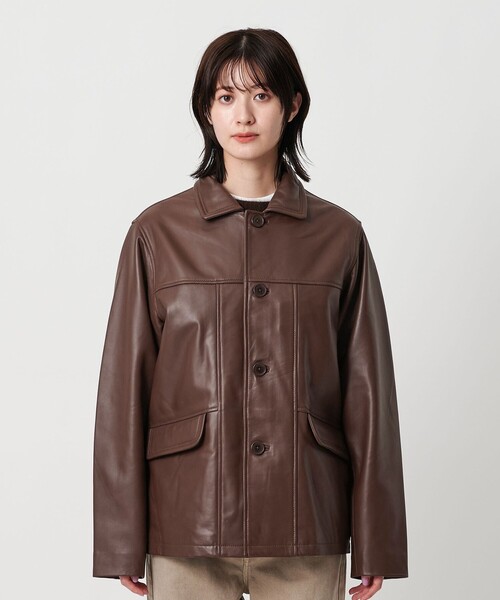 アルチザン　ブラウン レザージャケット アルチザン ブラウン レザージャケット Vanson Special Custom Doulbe
