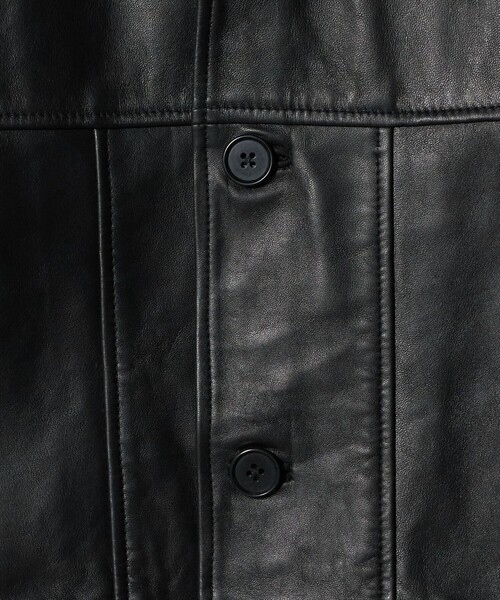 TOWNCRAFT（タウンクラフト）の「【別注】＜TOWNCRAFT＞レザージャケット（その他アウター・レディース・ブラック/ブラウン系・FREE）」の3枚目の写真