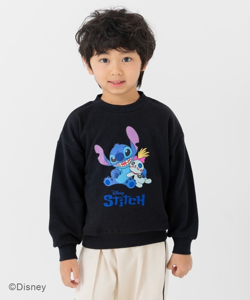 まめ　3点セット ディズニー スティッチ 新品 タグ付 スウェットシャツ リロ＆スティッチ〉裏毛トレーナー（スウェット）｜Disney（ディズニー