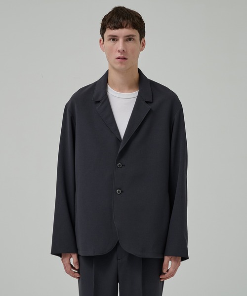 STUDIOUS ブラック テーラードジャケット サイズ1 STUDIOUS（ステュディオス） ジャケット テーラードジャケット VISCOSE