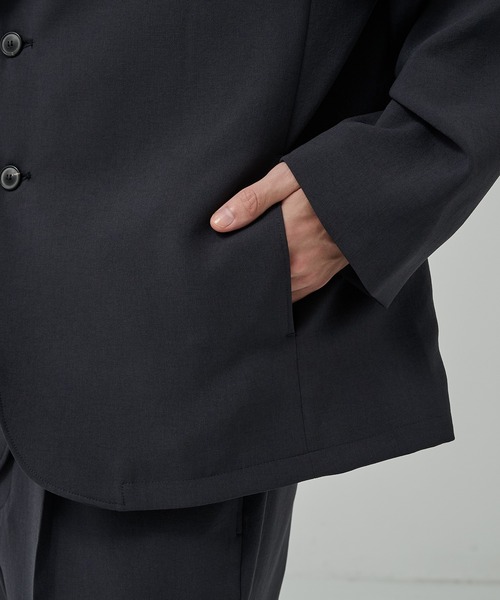 STUDIOUS(ステュディオス)の「【STUDIOUS】DEPTHFULジャケット(テーラードジャケット・メンズ・ネイビー/ブラック・3/2/1)」の14枚目の写真
