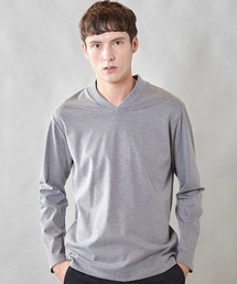 UNION STATION（ユニオンステーション）の「【デオトラント素材】シルケットライクポンチ VネックジャケT（Tシャツ/カットソー）」